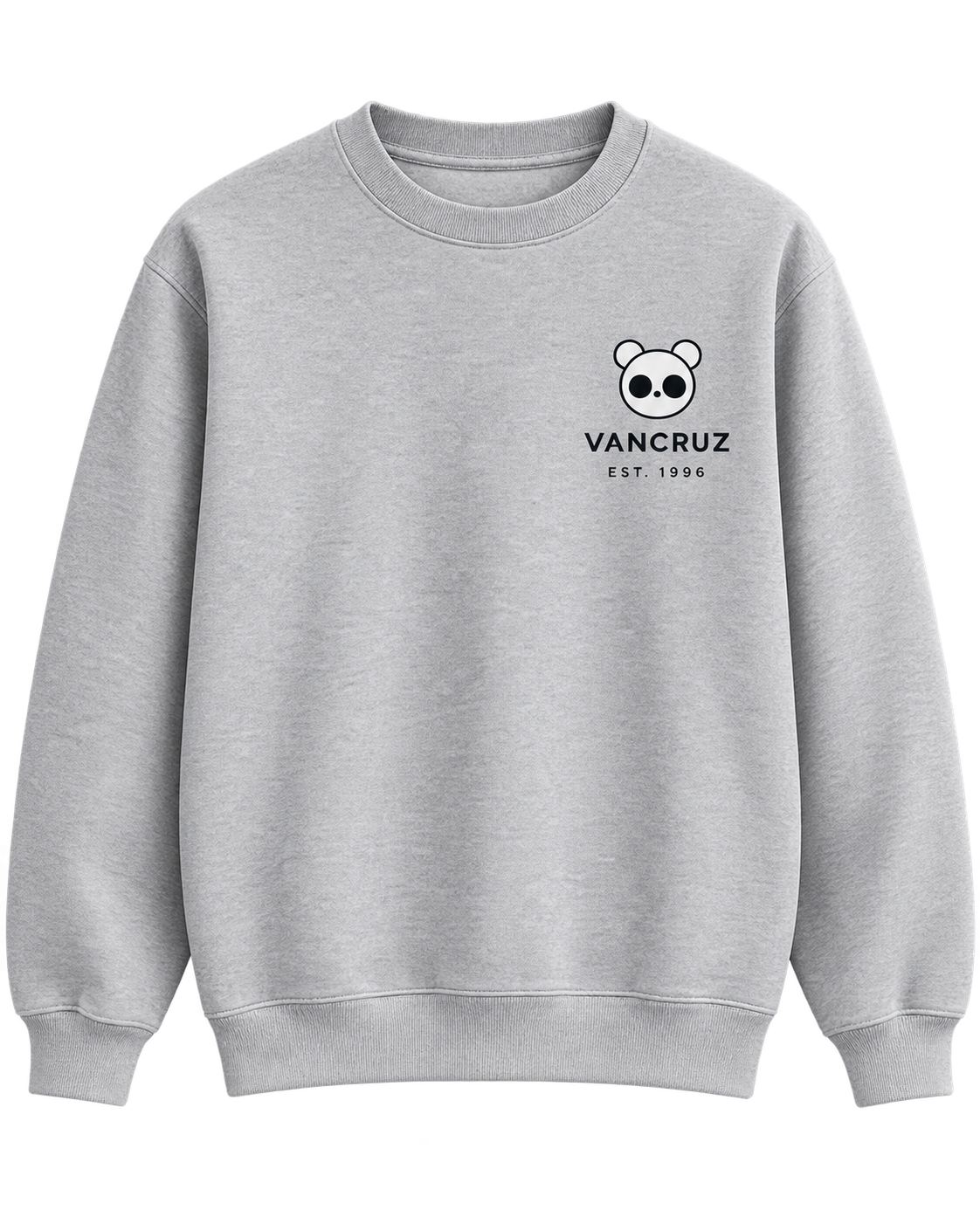 Mockup conceptual: Crewneck gris